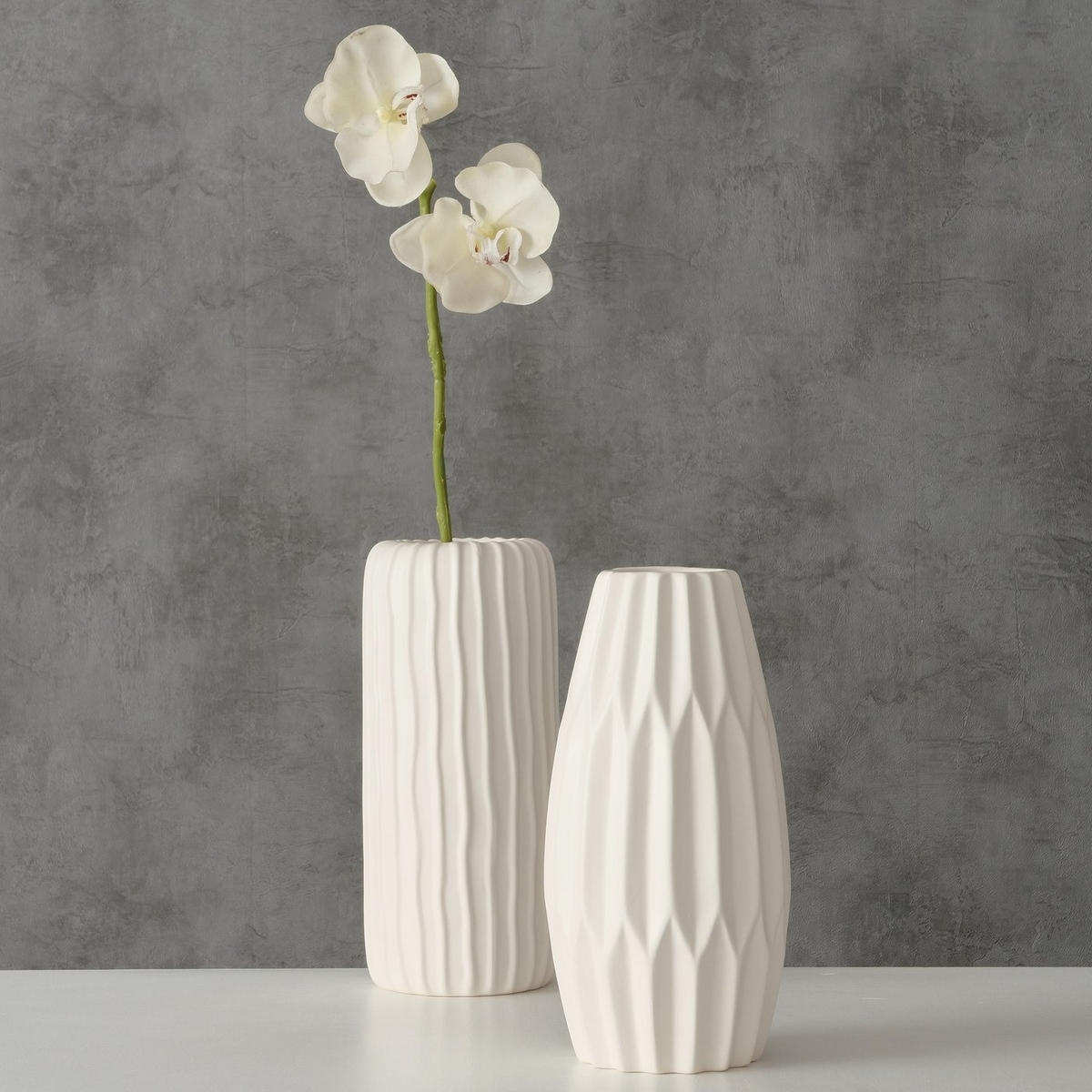 VASE Aquarel 26 cm - Beige, Keramik (26cm) - Boltze Home