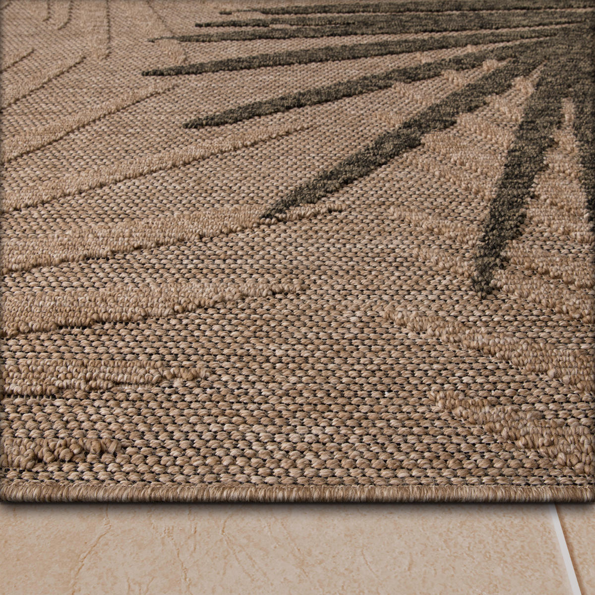 OUTDOORTEPPICH 200/280 cm Cologne 491 - Beige, Textil (200/280cm) - Paco Home