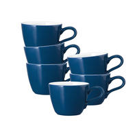 ESPRESSOTASSEN Life Fashion Classic Blue 90 ml 6er Set - Blau, Keramik (0.09L) - Seltmann Weiden