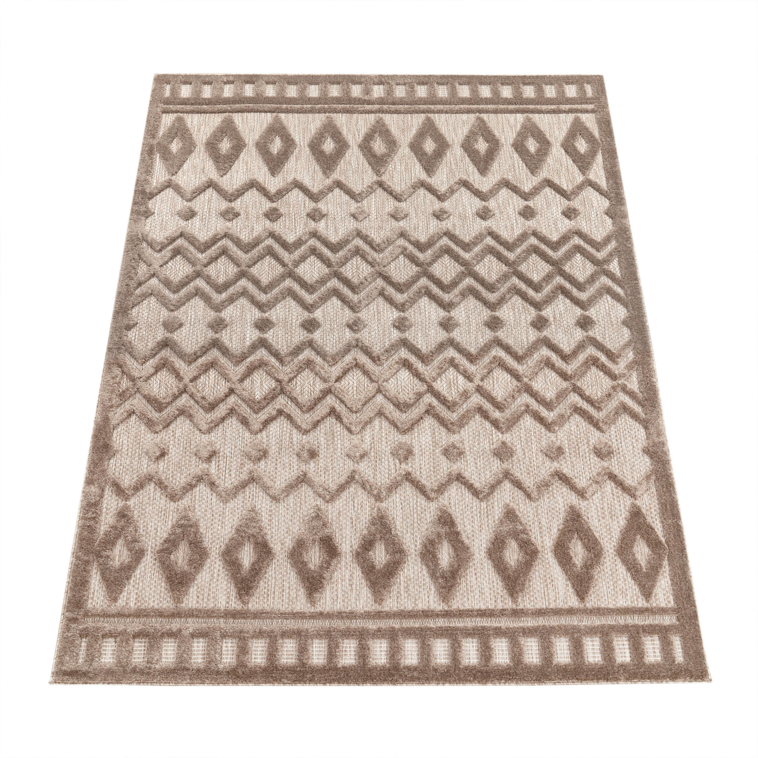 OUTDOORTEPPICH 60/100 cm Livorno 671 - Beige, Textil (60/100cm) - Paco Home