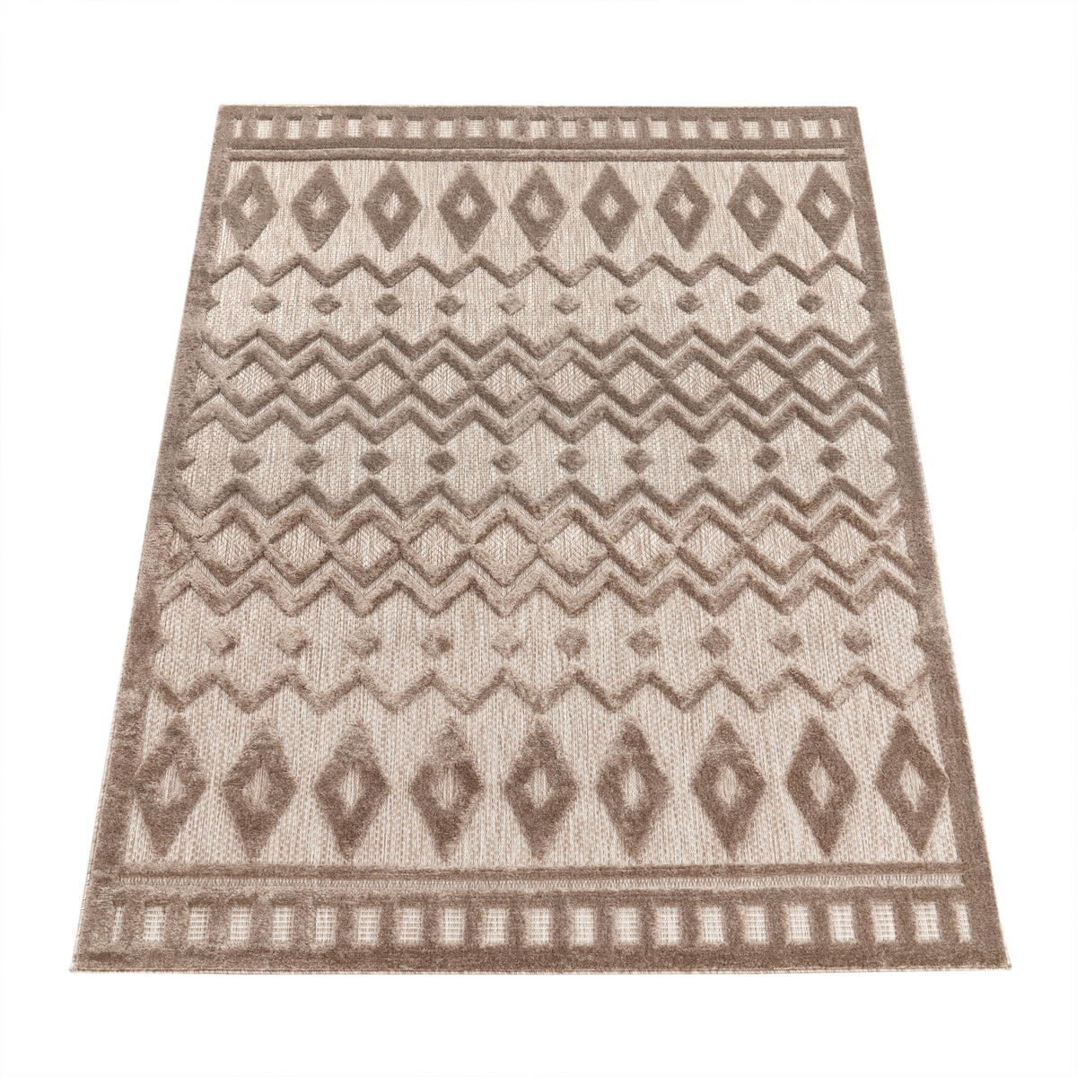 OUTDOORTEPPICH 60/100 cm Livorno 671 - Beige, Textil (60/100cm) - Paco Home