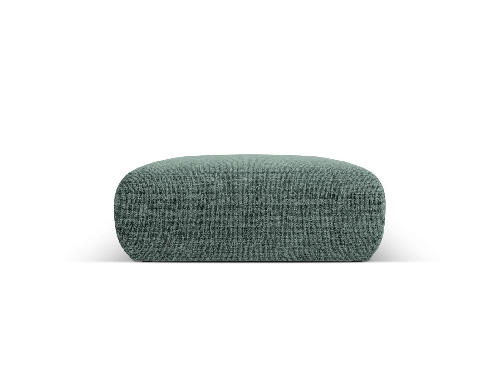 POUF Molino aus Chenille-Stoff petrol - Petrol, Textil (100/36/100cm) - Micadoni