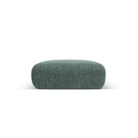 POUF Molino aus Chenille-Stoff petrol - Petrol, Textil (100/36/100cm) - Micadoni