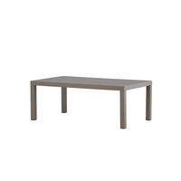 GARTENCOUCHTISCH COPACABANA Grau 70x120x45 cm - Grau, Metall (120/70/45cm) - FURNLUX