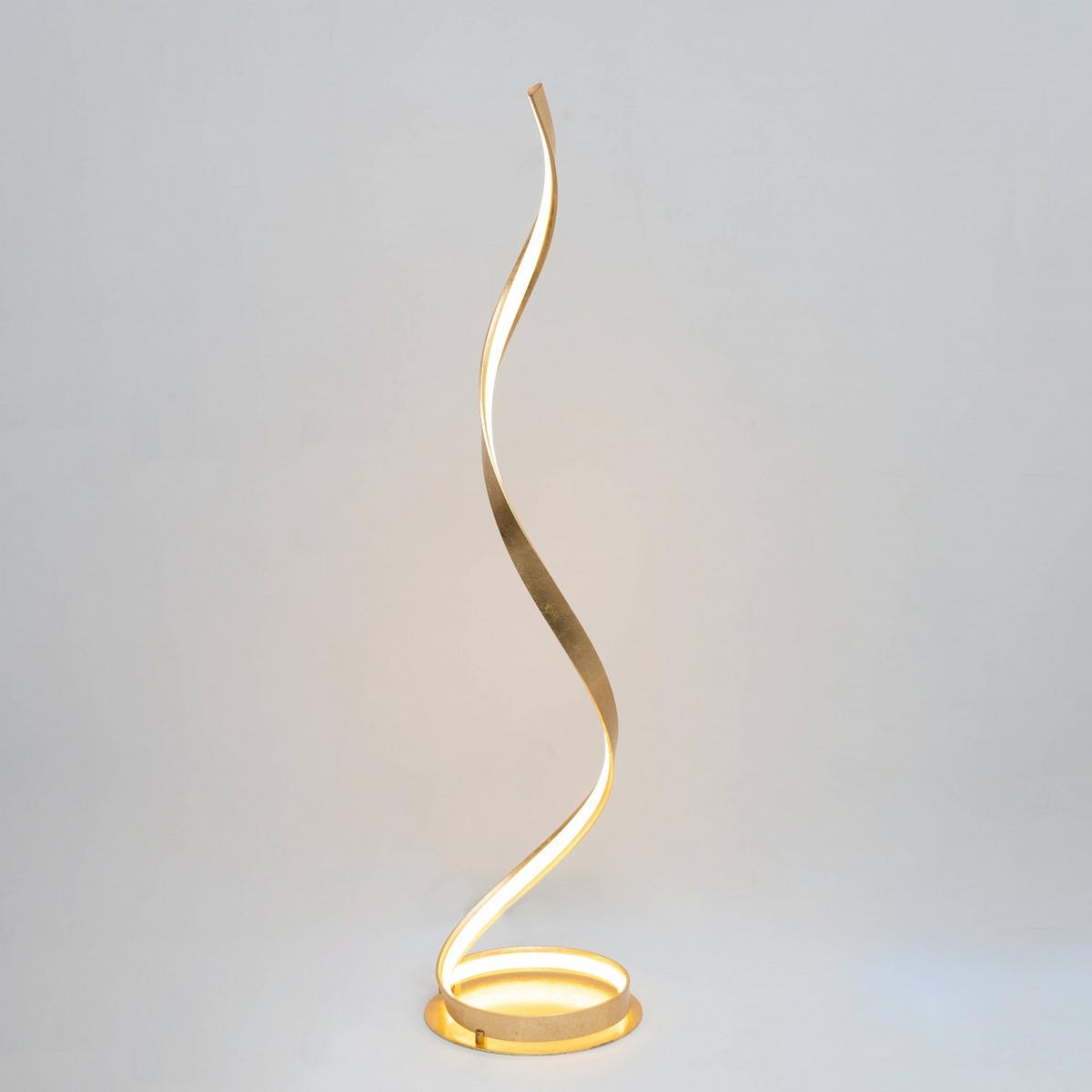 STEHLEUCHTE Millenium, Gold / Messing, 121cm - Goldfarben, Metall (121/29/121cm) - KOSILUM