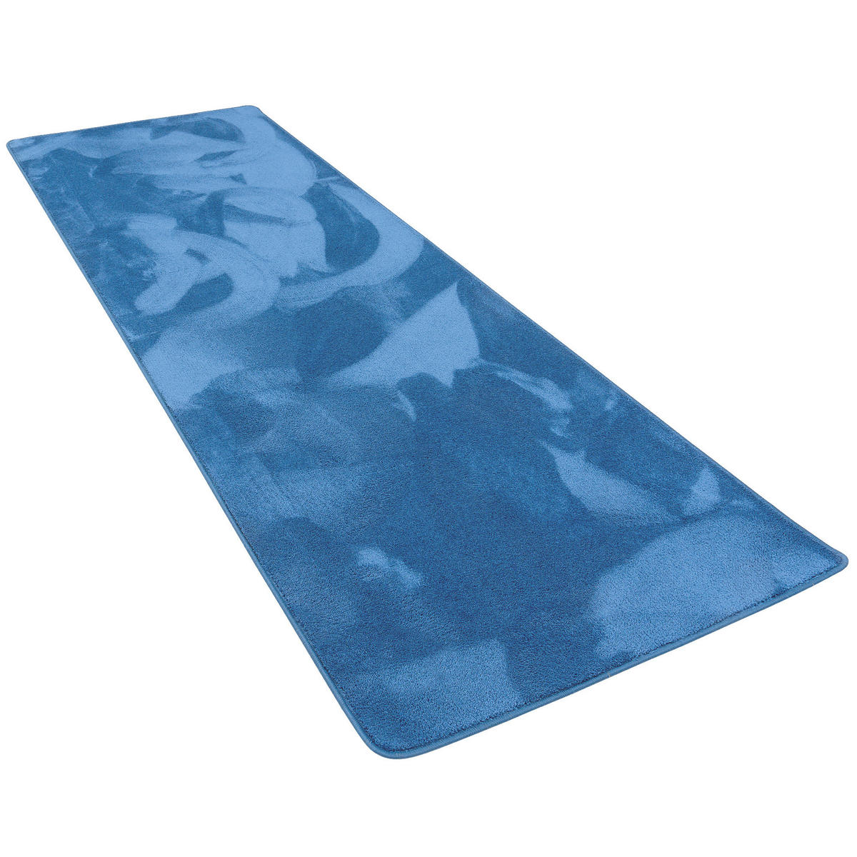LUXUS SUPER SOFT HOCHFLOR LANGFLOR TEPPICH LÄUFER DELUXE - Blau, Textil (80/320cm) - Snapstyle