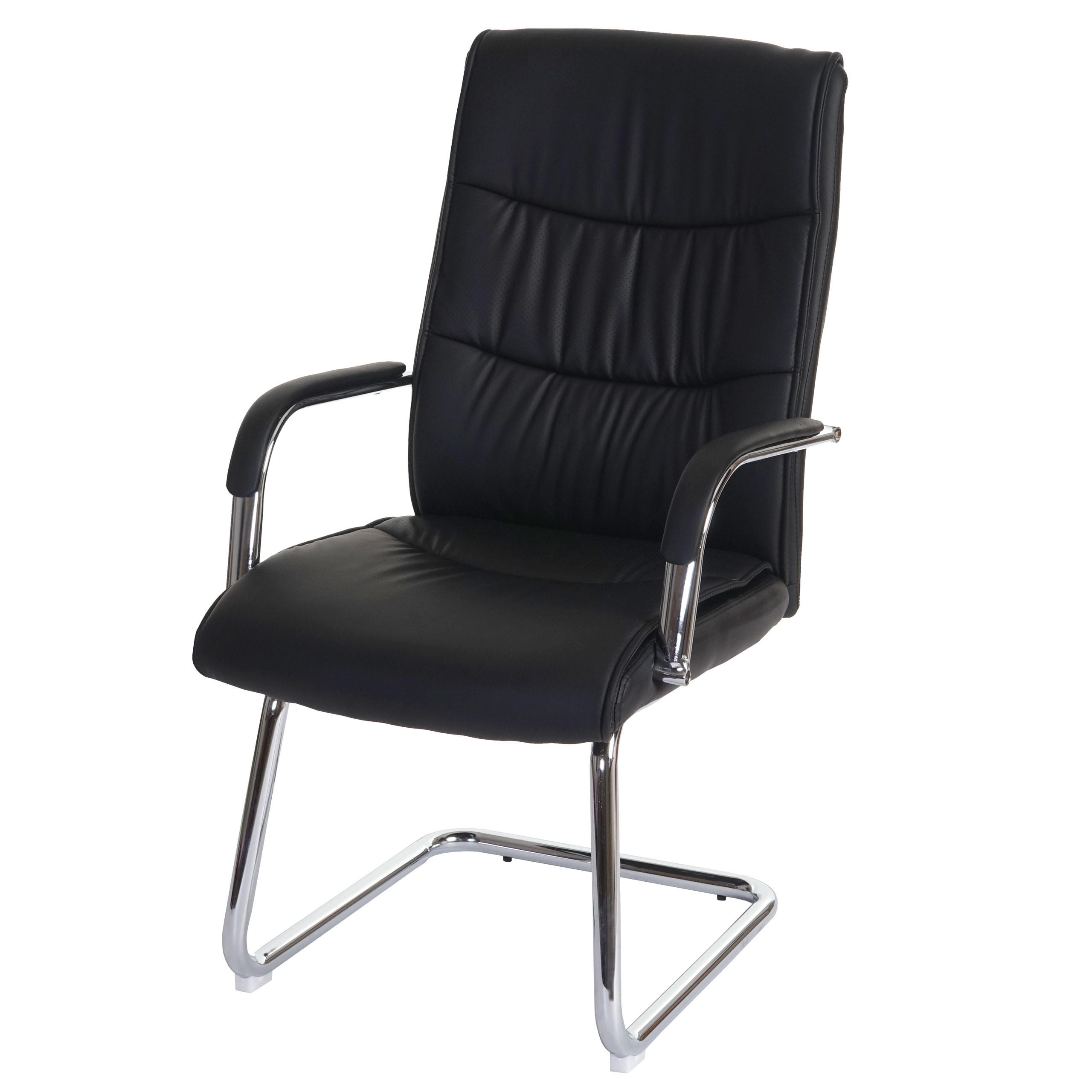 KONFERENZSTUHL Schwarz 1er-Set - Schwarz, Textil (59/105/71cm) - MCW