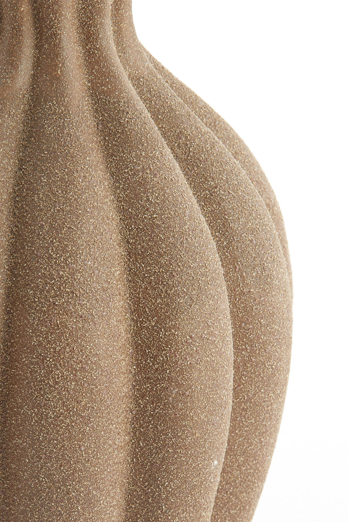 VASE Sillian Braun Ø21,5/40,5 cm - Braun, Keramik (40.5cm) - Light & Living