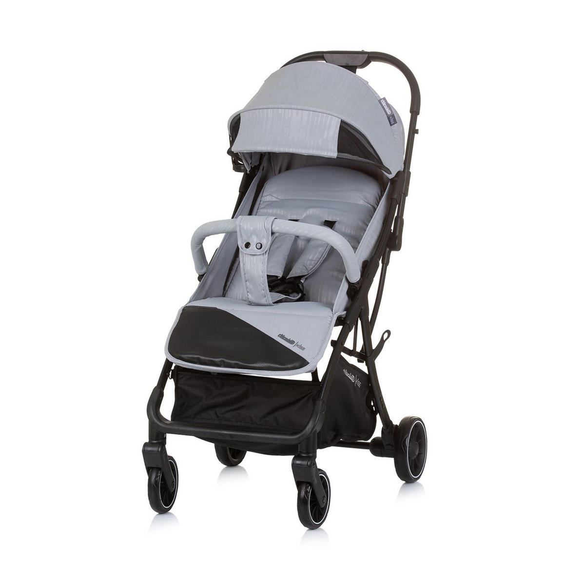 BUGGY Kiss klappbar grau Getränkehalter verstellbar bis 22 kg - Grau, Metall (75/50/103cm) - Chipolino