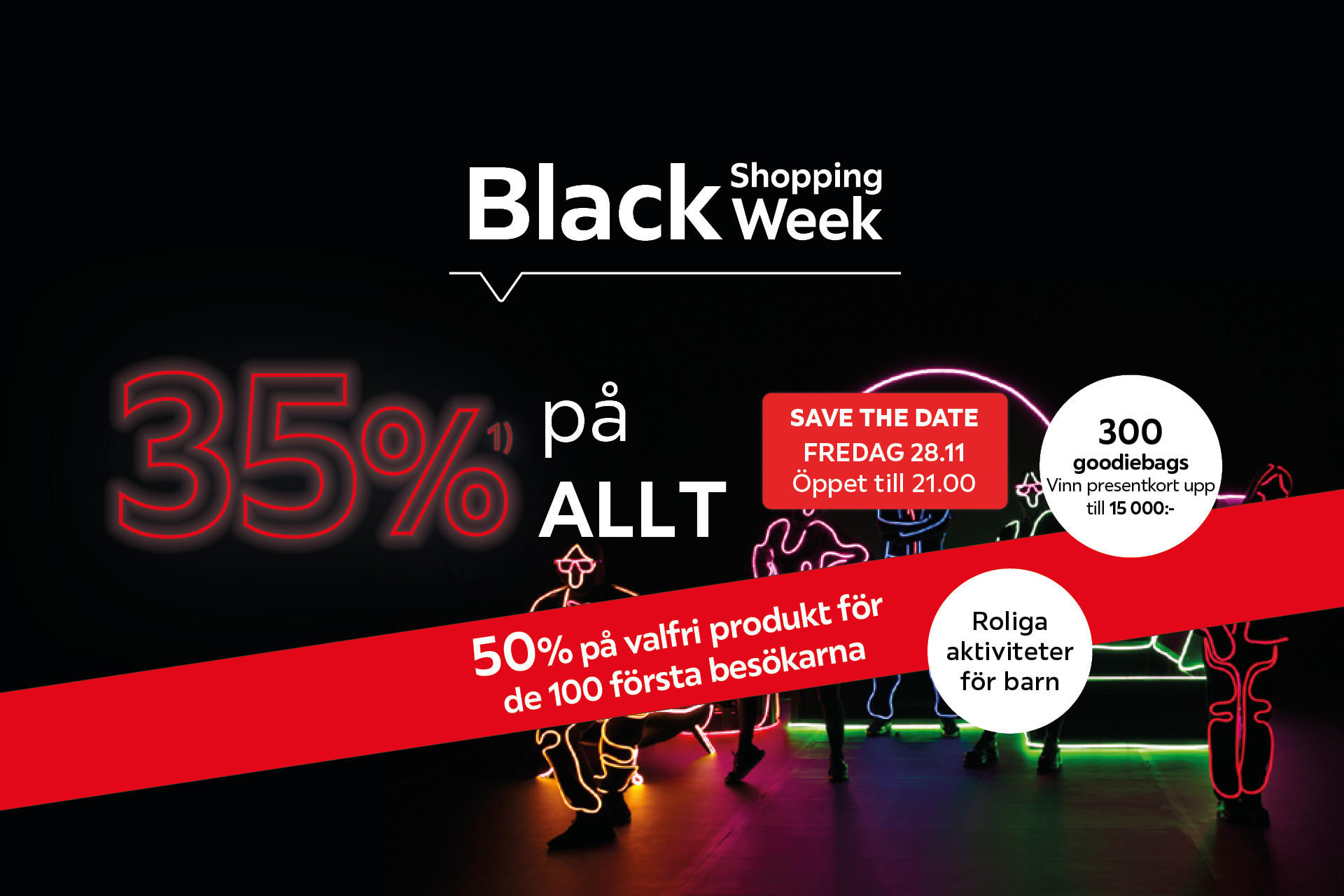 35% på ALLT - Black Shopping Week