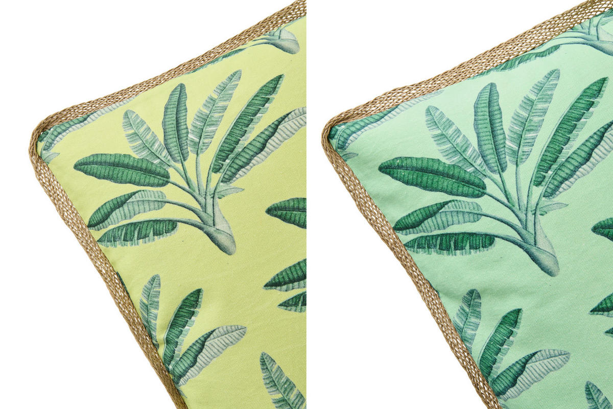 KISSEN PALMEN Grün - Grün, Textil (45/45cm) - J-Line