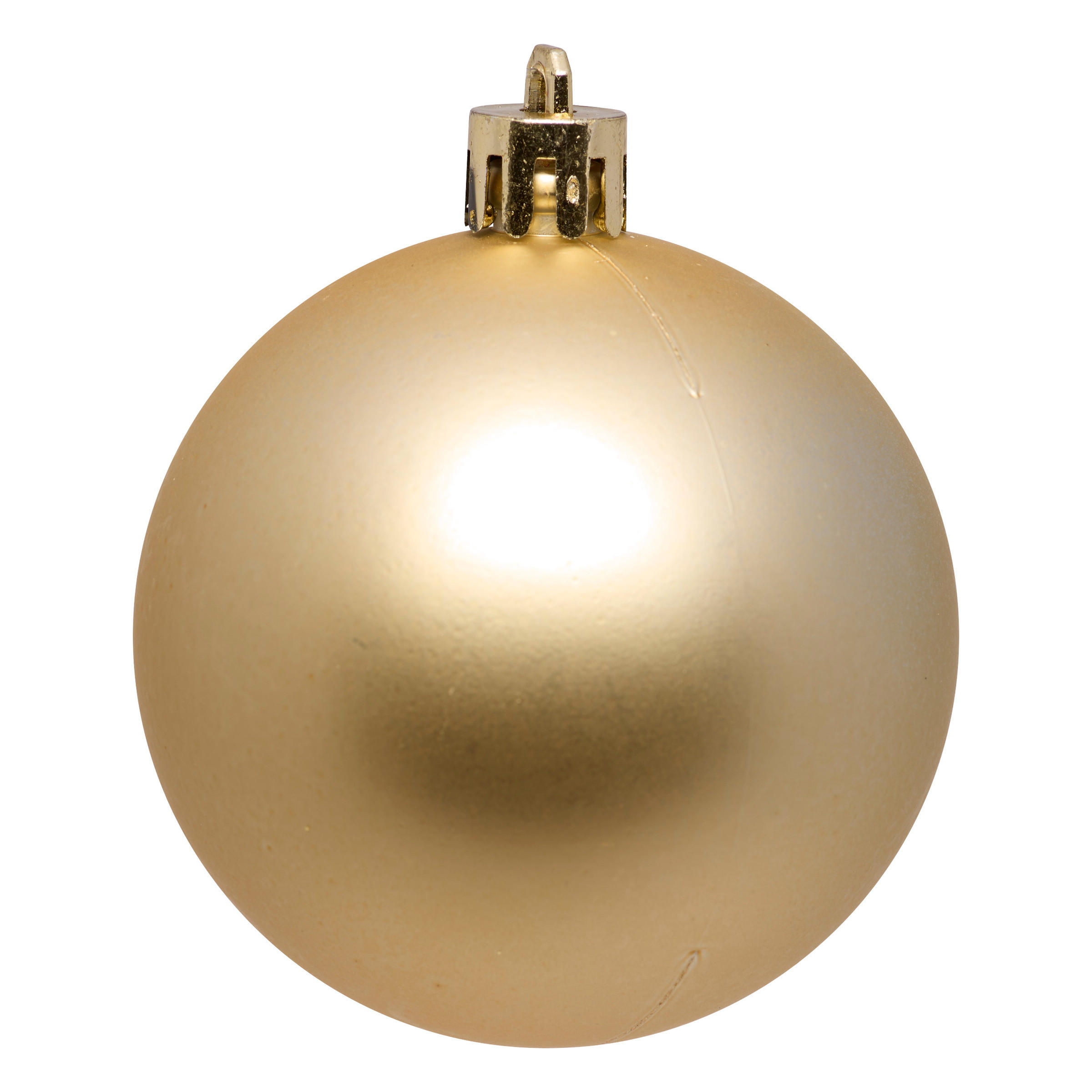 Thumbnail - Atmosphera Createur d´interieur Christbaumkugeln, Gold, Kunststoff, 6x7.2x6 cm, Dekoration, Weihnachtsdekoration, Weihna...