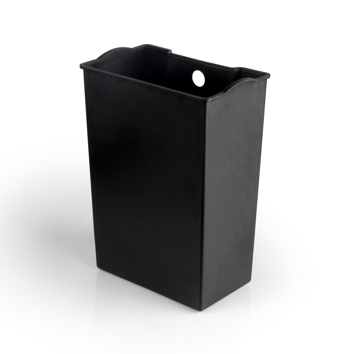 RECYCLINGBEHÄLTER für Outdoor, Deckelöffnung mit Fußpedal, rechteckig, 1x12 Liter, Aluminium, weiss lackiert - Weiß, Metall (33.5/46/28.5cm) - EMUCA