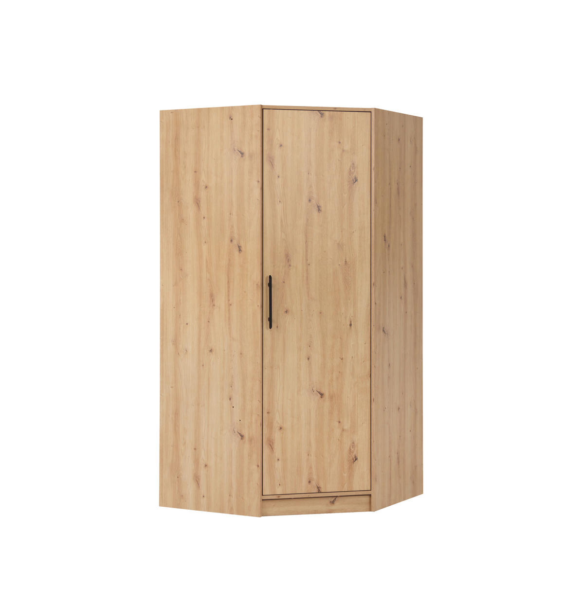 DREHTÜRENSCHRANK VANO 95/190/95cm 1-türig Eiche Artisan - Eiche Artisan, Holzwerkstoff (95/190/95cm) - MASSENO