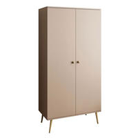 KLEIDERSCHRANK Zweitüriger HARMONY Macchiato - Cappuccino, Holzwerkstoff (87/212/41cm) - Lookway