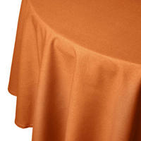 TISCHDECKE terrakotta rund 178 cm, 100% Baumwolle - Terracotta, Textil (178/178cm) - Homescapes