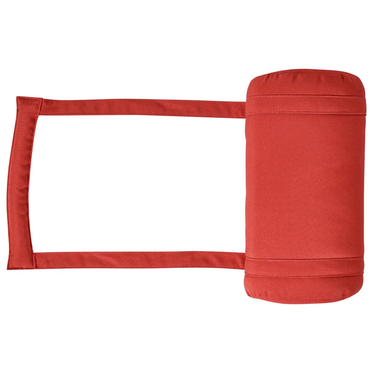 Sitzauflagen 2er-Set Rot 50/45 cm Java/Amantea Premium - Rot, Textil (71/71/50cm) - Beliani