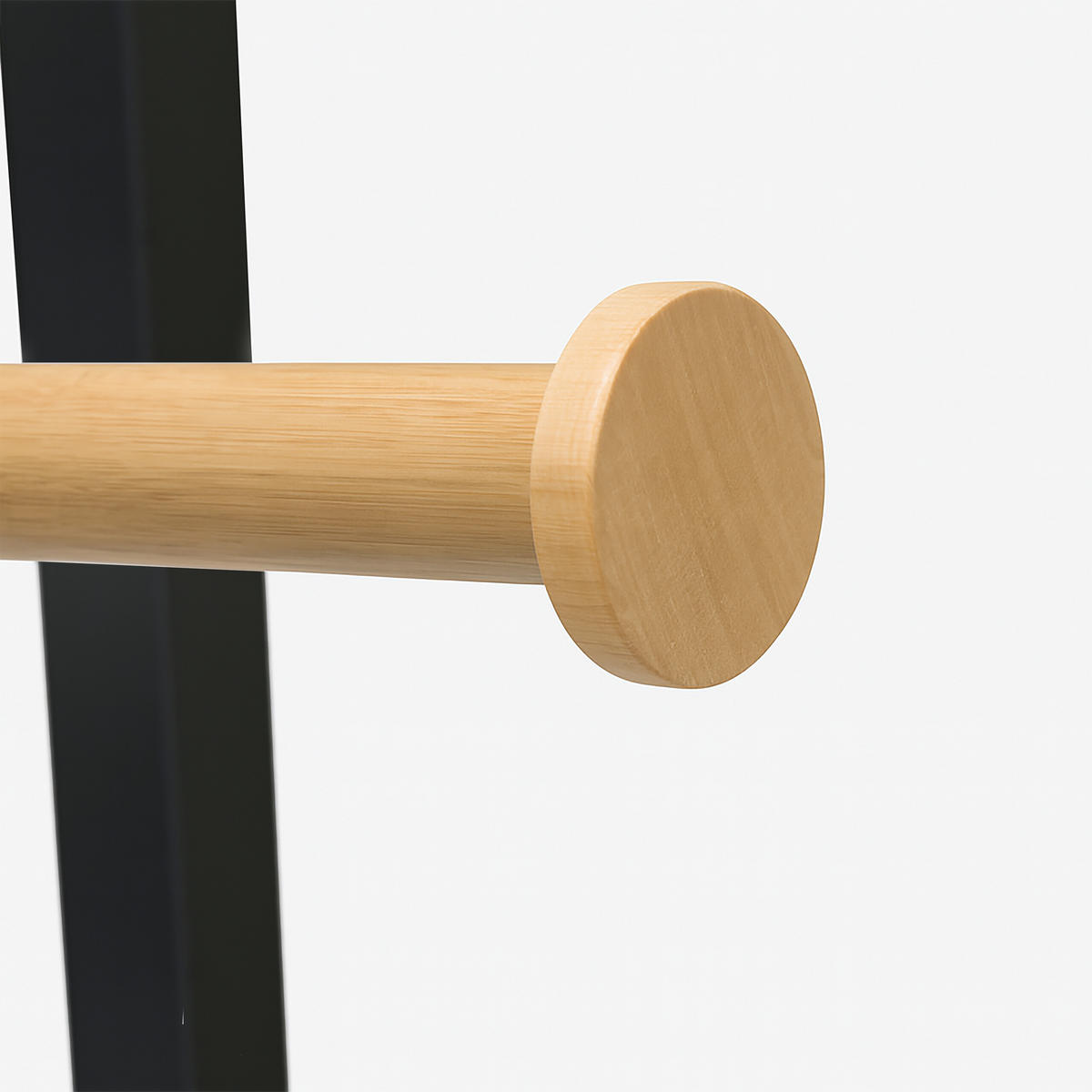 WC-GARNITUR - Schwarz, Holz/Kunststoff (21/65/18cm) - Relaxdays