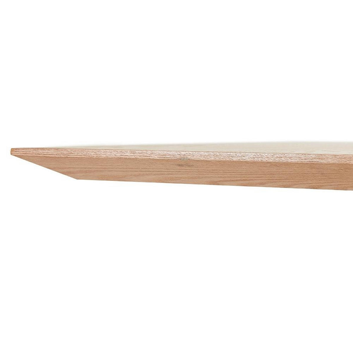 ESSTISCH Quadratisch Holz Metallgestell Designer ZERANI, Beige 140x140x76,5 cm - Beige/Schwarz, Holz/Metall (140/140/77cm) - KADIMA DESIGN
