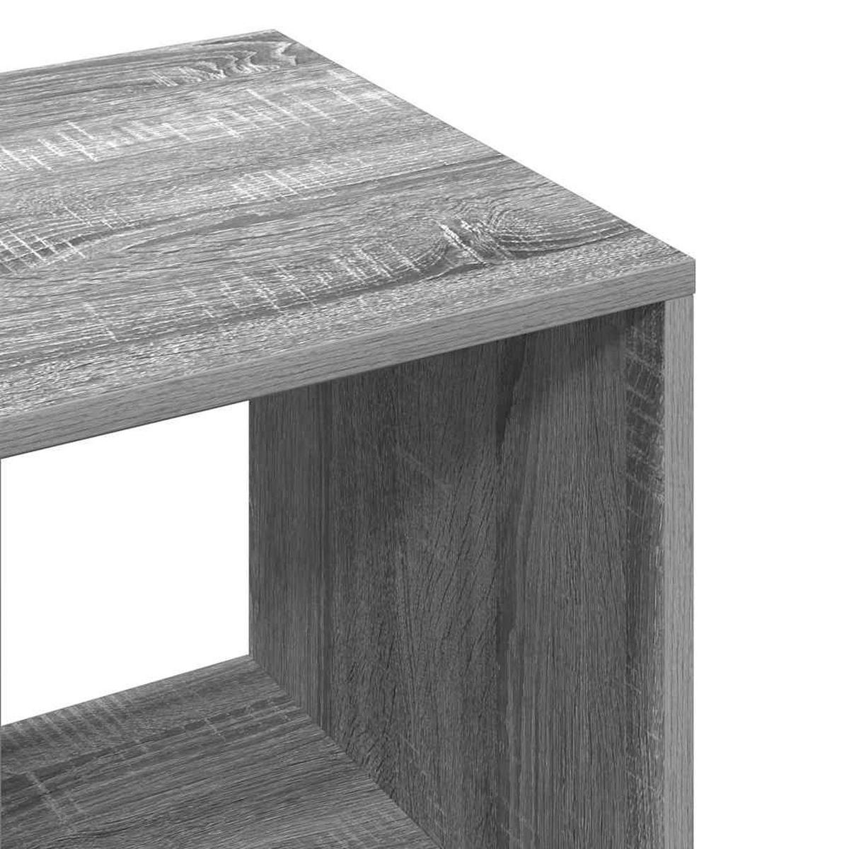 KLEIDERSCHRANK Grau Sonoma 80/40/110 Cm Holzwerkstoff - Grau, Holzwerkstoff (80/110/40cm) - vidaXL