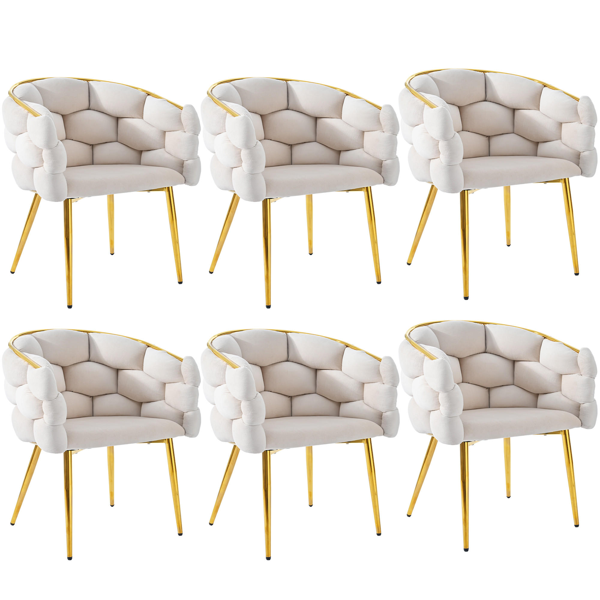 Evryae Wohnzimmer Beige 44x74x41 cm