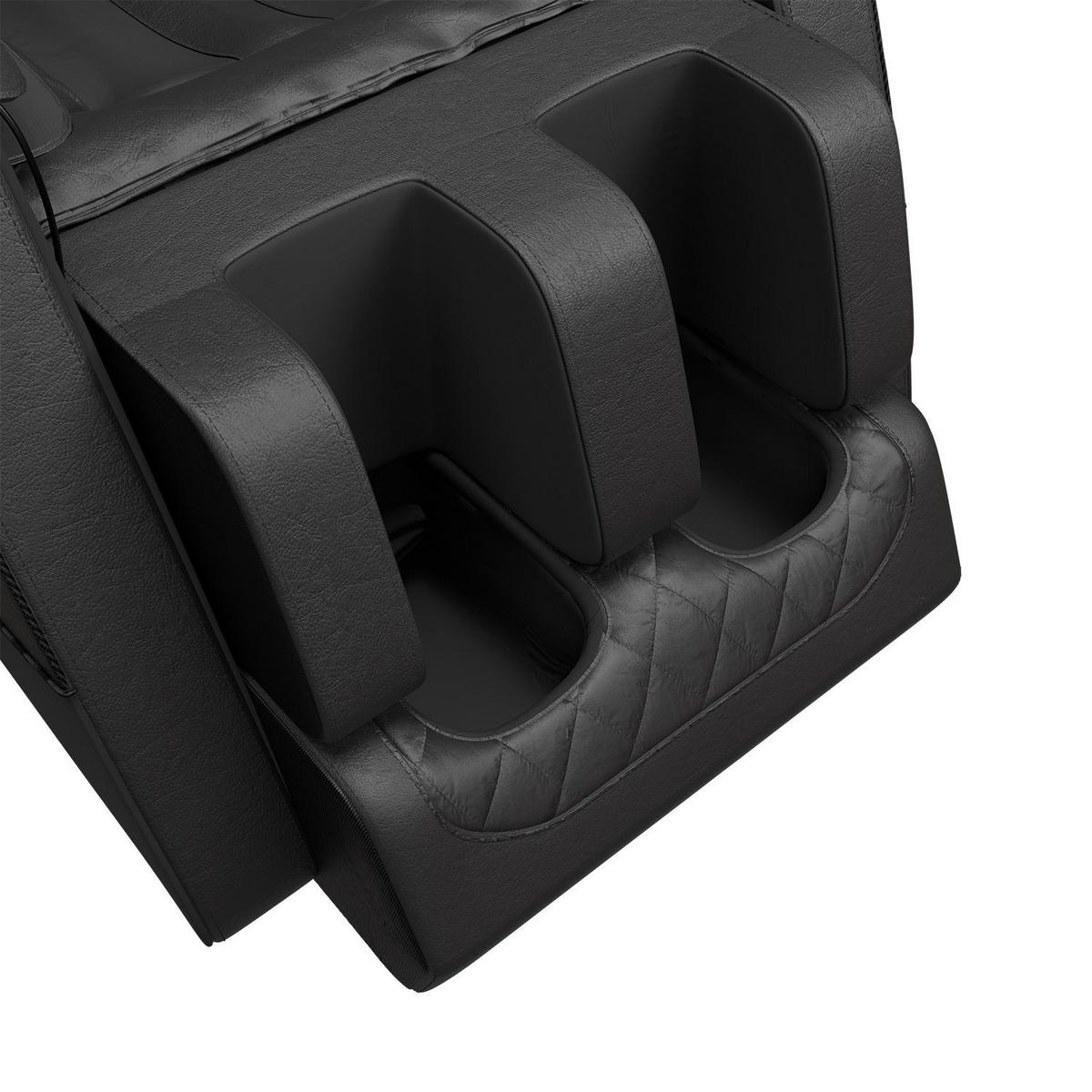 MASSAGESESSEL Paros Schwarz - Schwarz, Textil (74/113/170cm) - Juskys