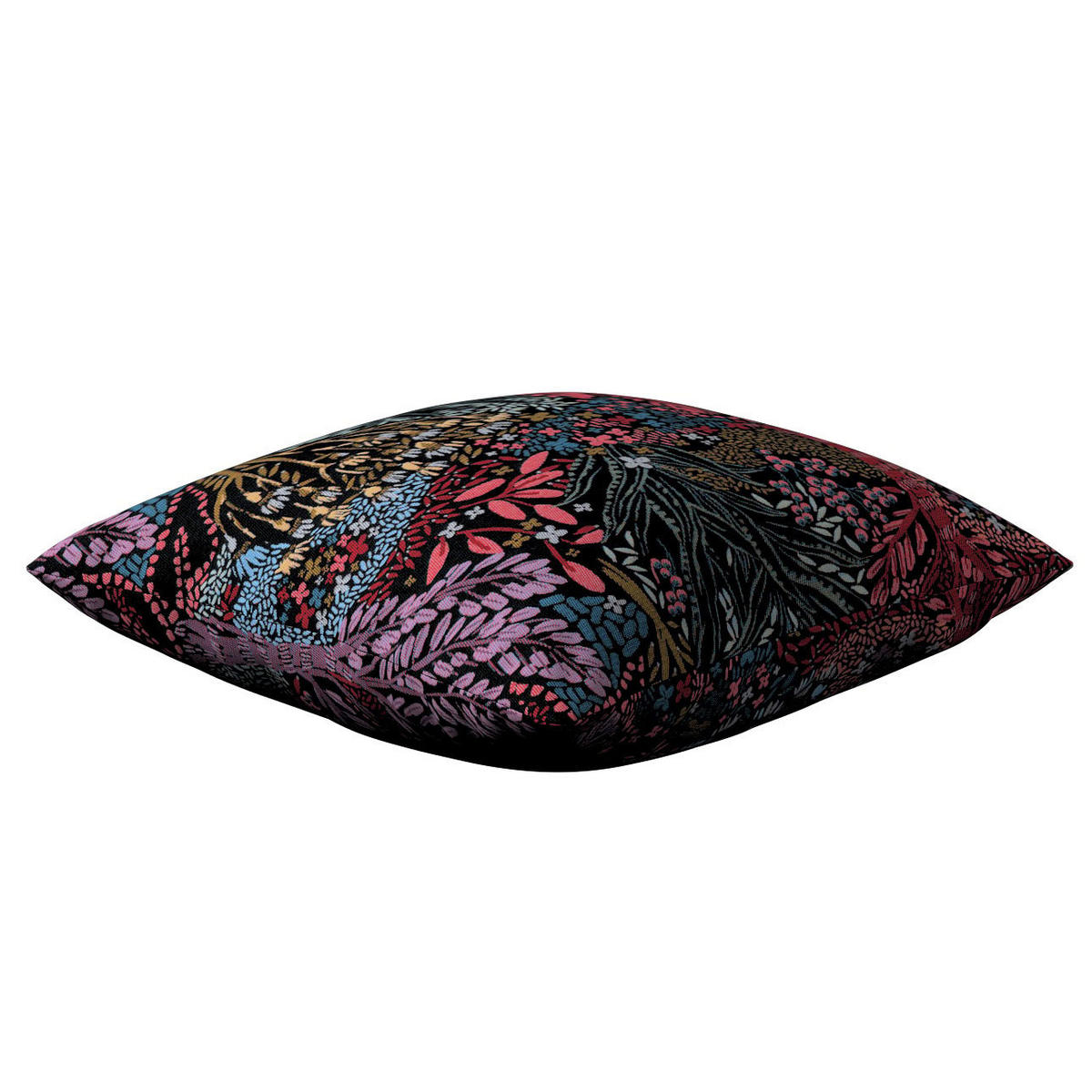 KISSENHÜLLE Intenso schwarz, 43x43 cm - Schwarz, Textil (43/43cm) - Dekoria