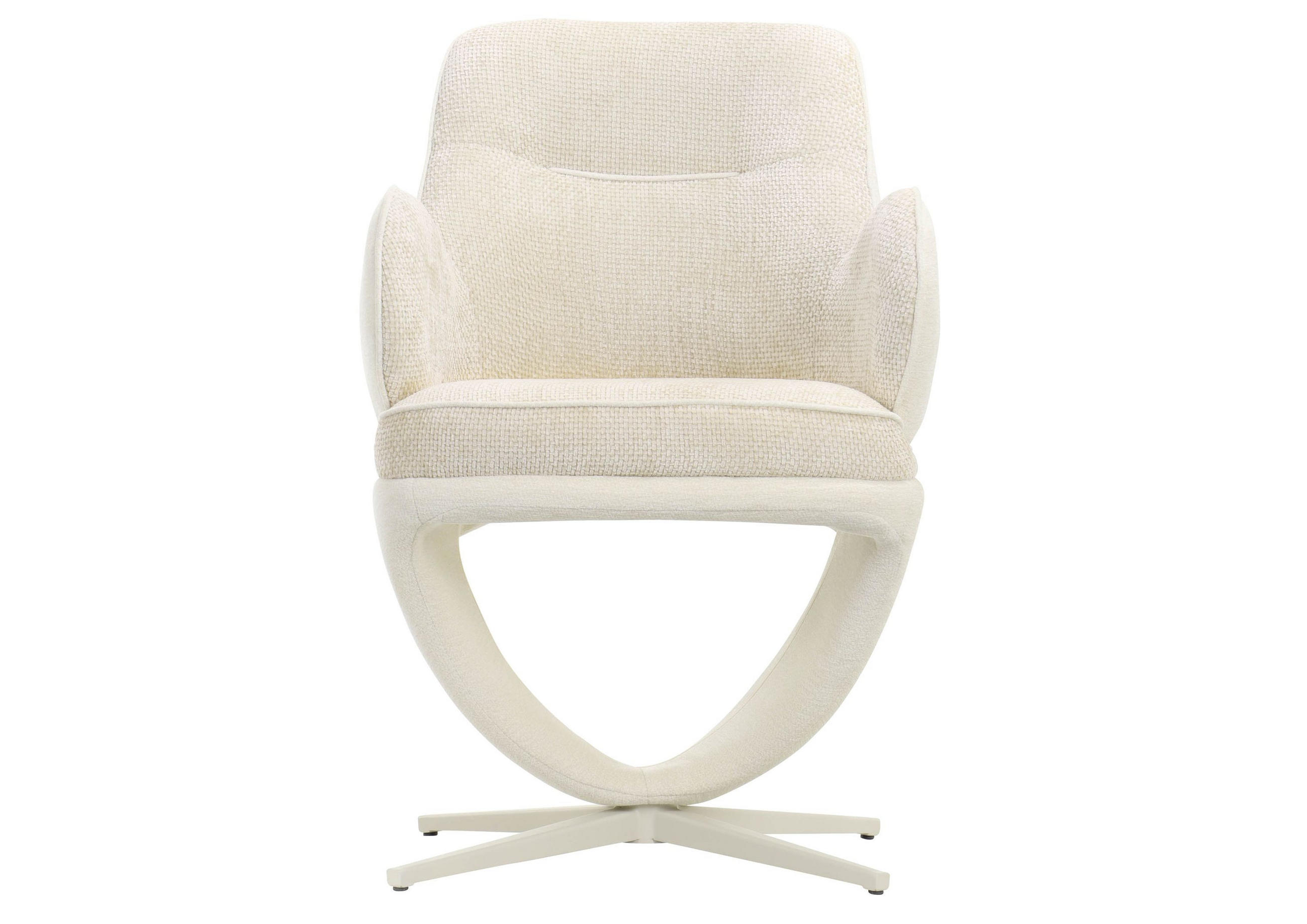STUHL 100% Polyester 58 x 62 x 86 cm beige POLSTERSTÜHLE #02 - Beige, Kunststoff (58/86/62cm) - Massivmoebel24