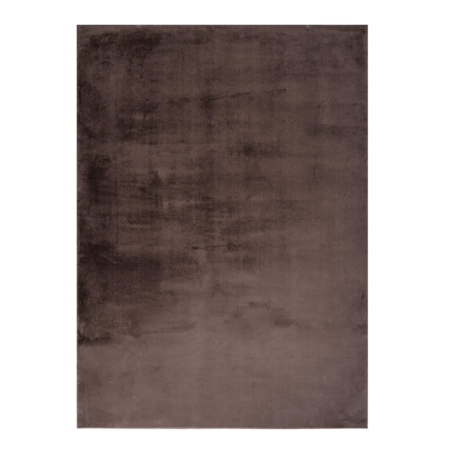 HOCHFLOR-TEPPICH Topia 400 Dunkelbraun 120x170 cm - Taupe, Textil (170/120cm) - carpet city