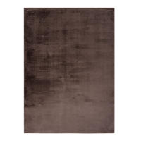 HOCHFLOR-TEPPICH Topia 400 Dunkelbraun 80x150 cm - Taupe, Textil (150/80cm) - carpet city