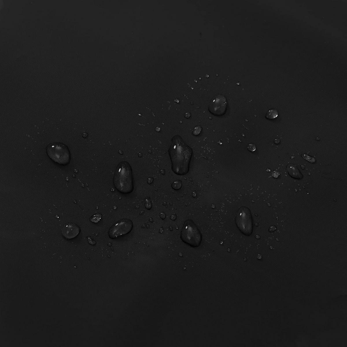 DUSCHVORHANG Schwarz PEVA leicht 200 cm - Schwarz, Kunststoff (200/120cm) - MCBOSON