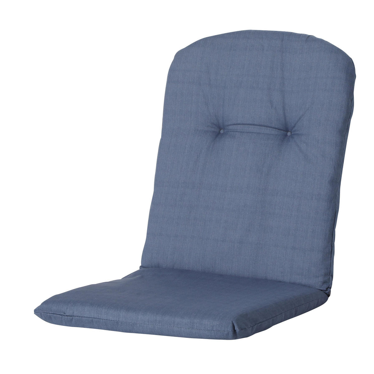 GARTENSTUHLKISSEN Basic 96/45 cm 4er-Set - Blau, Textil (45/5/96cm) - Madison