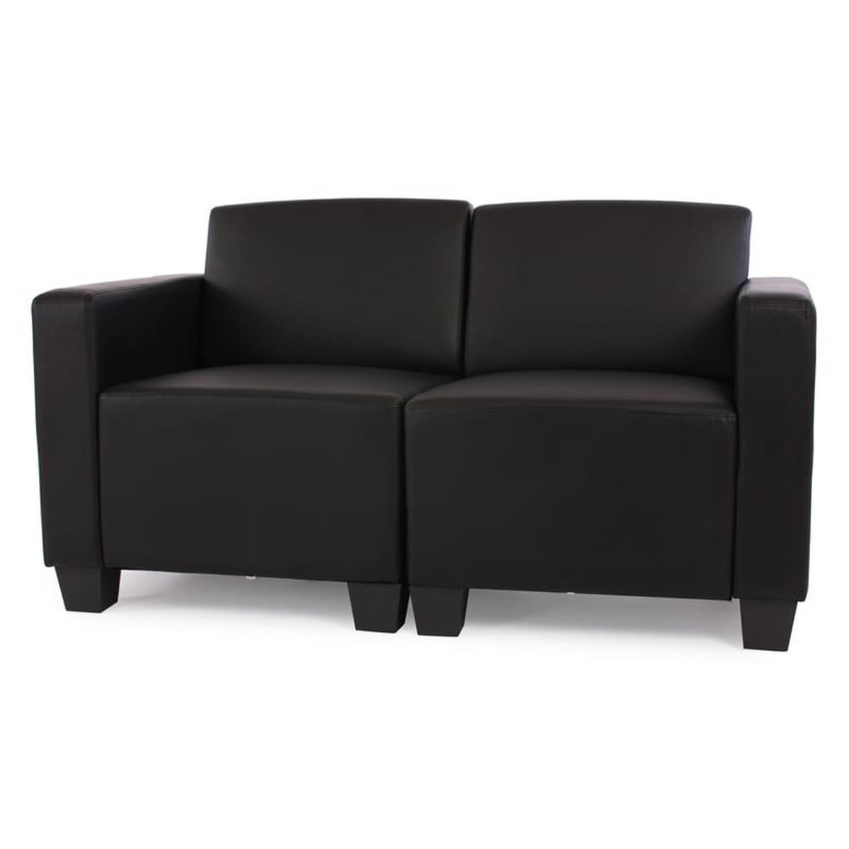 2-SITZER SOFA Schwarz - Schwarz, Textil (136/76/72cm) - MCW