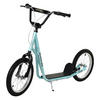 KINDERROLLER, Hellblau/Schwarz/Weiß/Grün, Stahl+ Aluminium - Hellblau, Metall (139/58/96cm) - HOMCOM