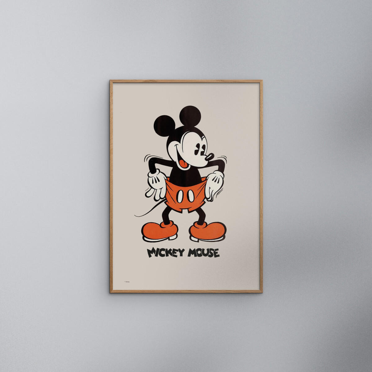 POSTER Disney - Mickey Mouse Vintage No. 02 - Beige, Papier (30/40/0.1cm) - Poster&Frame