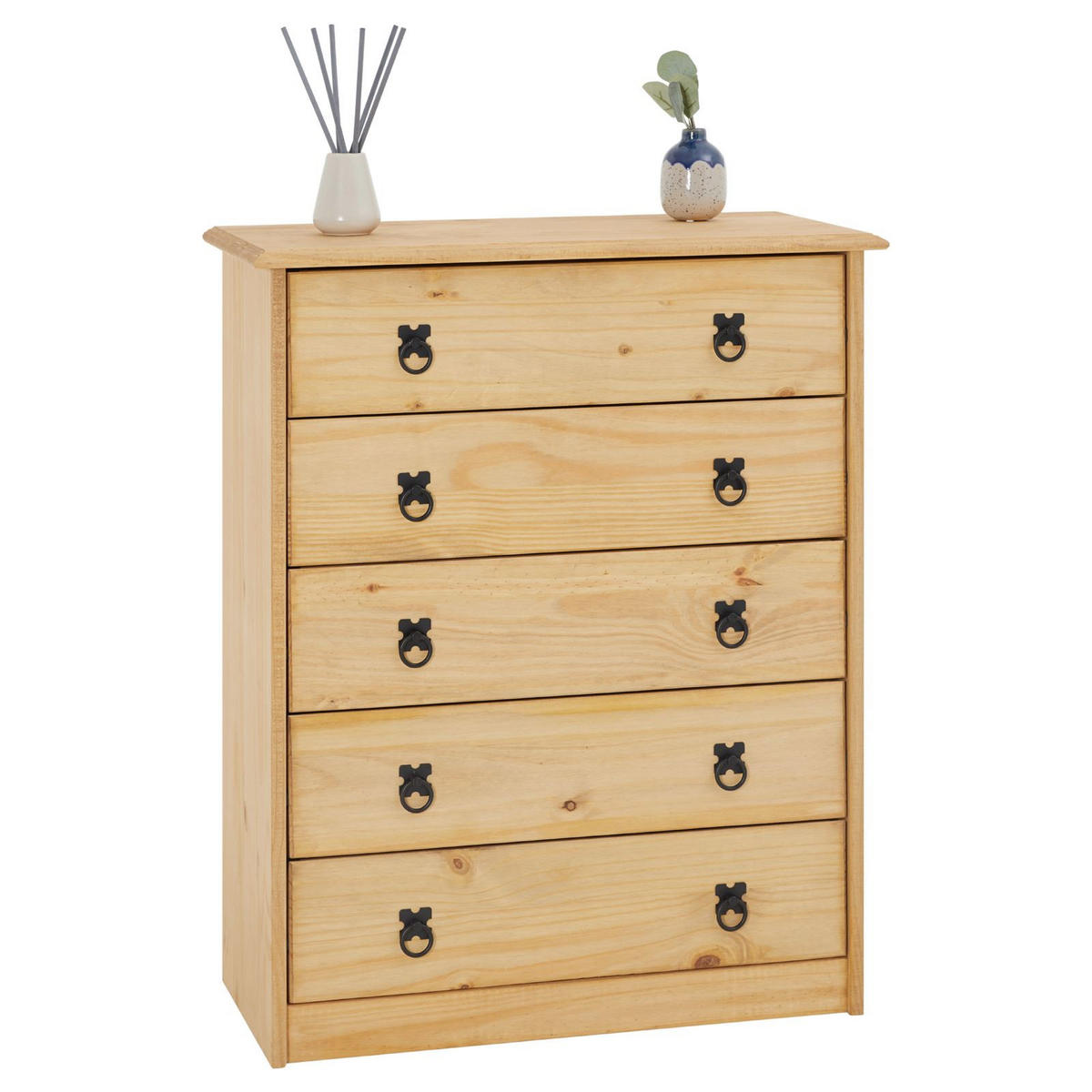 KOMMODE BARRIO - Naturfarben, Holz (71/88/34cm) - CARO-Möbel