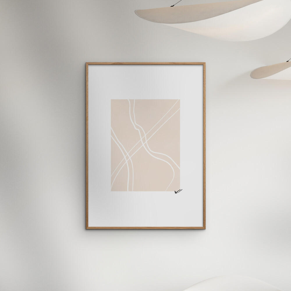 POSTER N. Atelier - Route - Naturfarben, Papier (70/100/0.1cm) - Poster&Frame