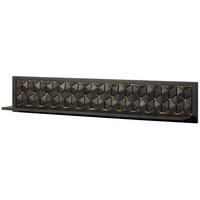 WANDREGAL Mango 159x22x29 grau geölt DIAMOND #125 - Grau, Holz (159/29/22cm) - Massivmoebel24