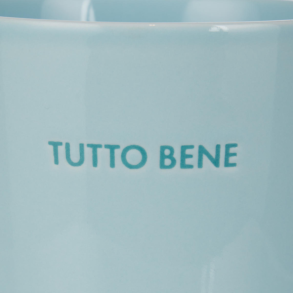 TASSEN 6er-Set Good Vibes 400 ml - Blau, Keramik (0.4L) - Butlers