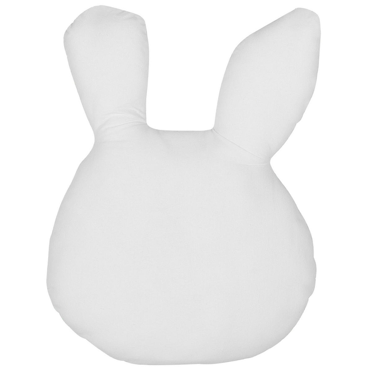 DEKOKISSEN 2er-Set Weiß 43/53 cm Kanpur - Weiß, Naturmaterialien/Textil (43/53cm) - Beliani