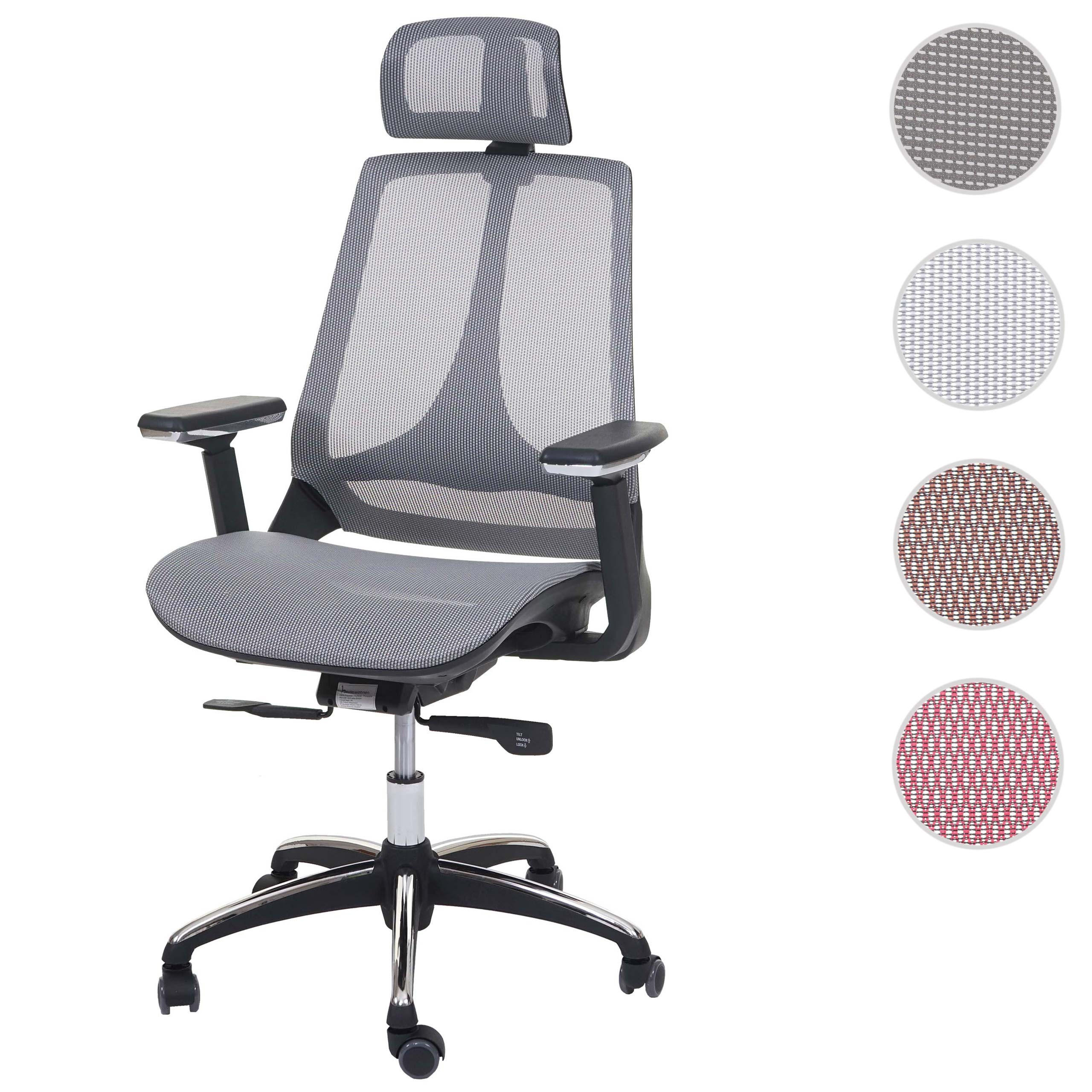 BÜROSTUHL Grau, Grau - Grau, Textil (65/120/60cm) - MCW