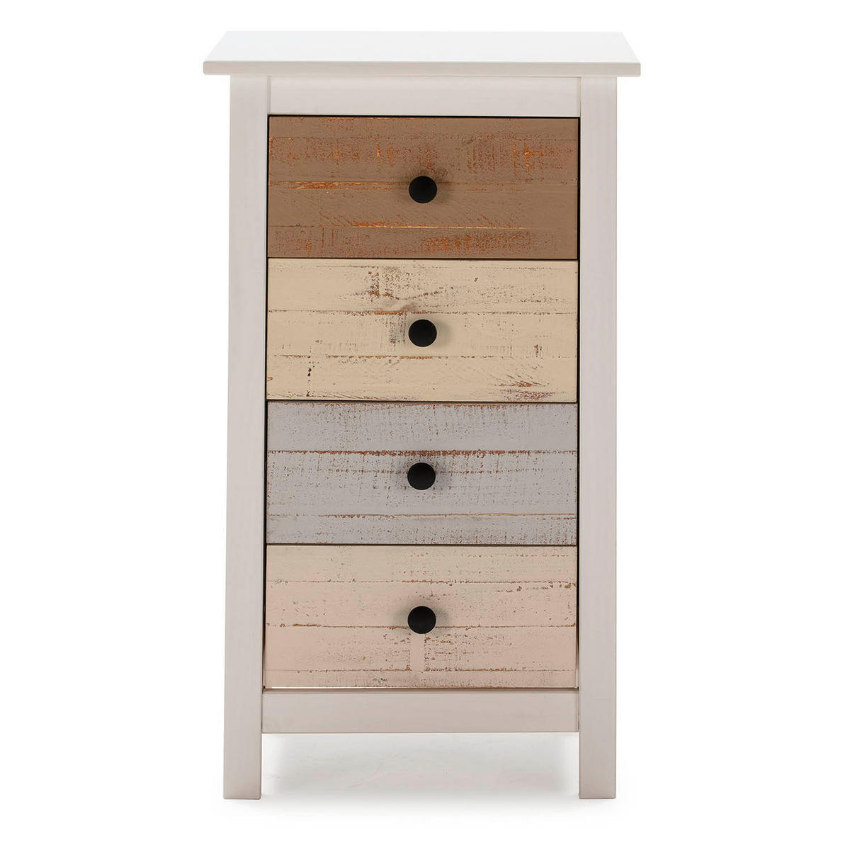 KOMMODE 46/80/35 Magda - Weiß, Holz (46/80/35cm)