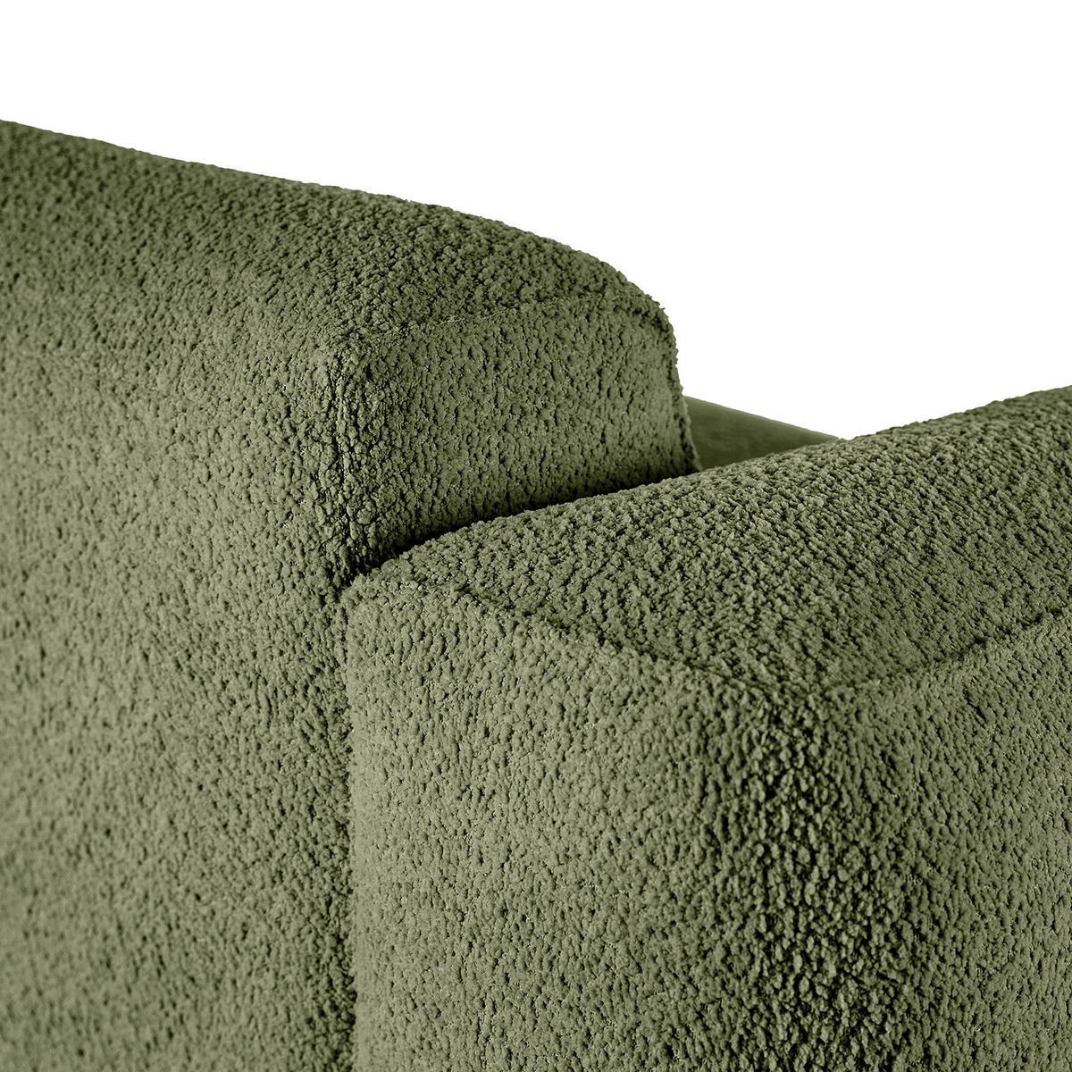 WOHNLANDSCHAFT mit Longchair - Schwarz/Grün, Kunststoff/Textil (325/71/235cm) - home24