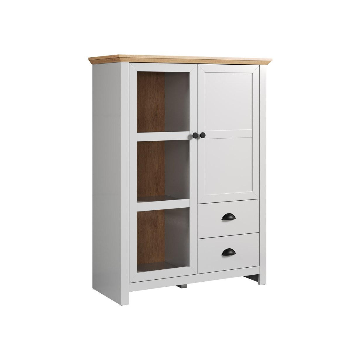 HIGHBOARD Landside Grau - Grau, Holzwerkstoff (97/130/41cm) - ebuy24