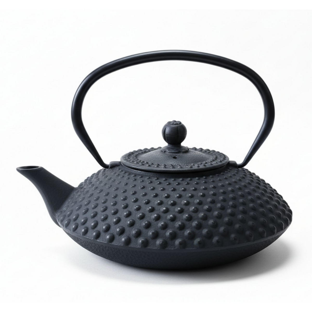 TEEKANNE Gusseisen Mika 1250 ml - Schwarz, Metall (1.25L) - AROMELIO