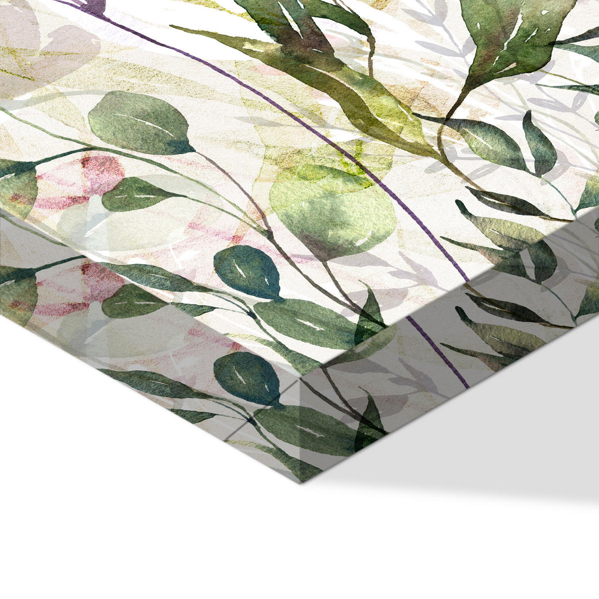 LEINWANDBILD Blütenknospen 3-tlg. 120x80 cm - Multicolor, Holz (120/80cm) - LUMASOUL
