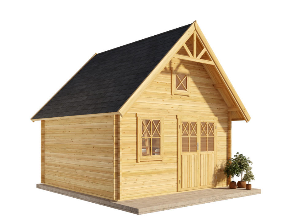 Alpholz Gartenhaus Pinien 462x425x472 cm