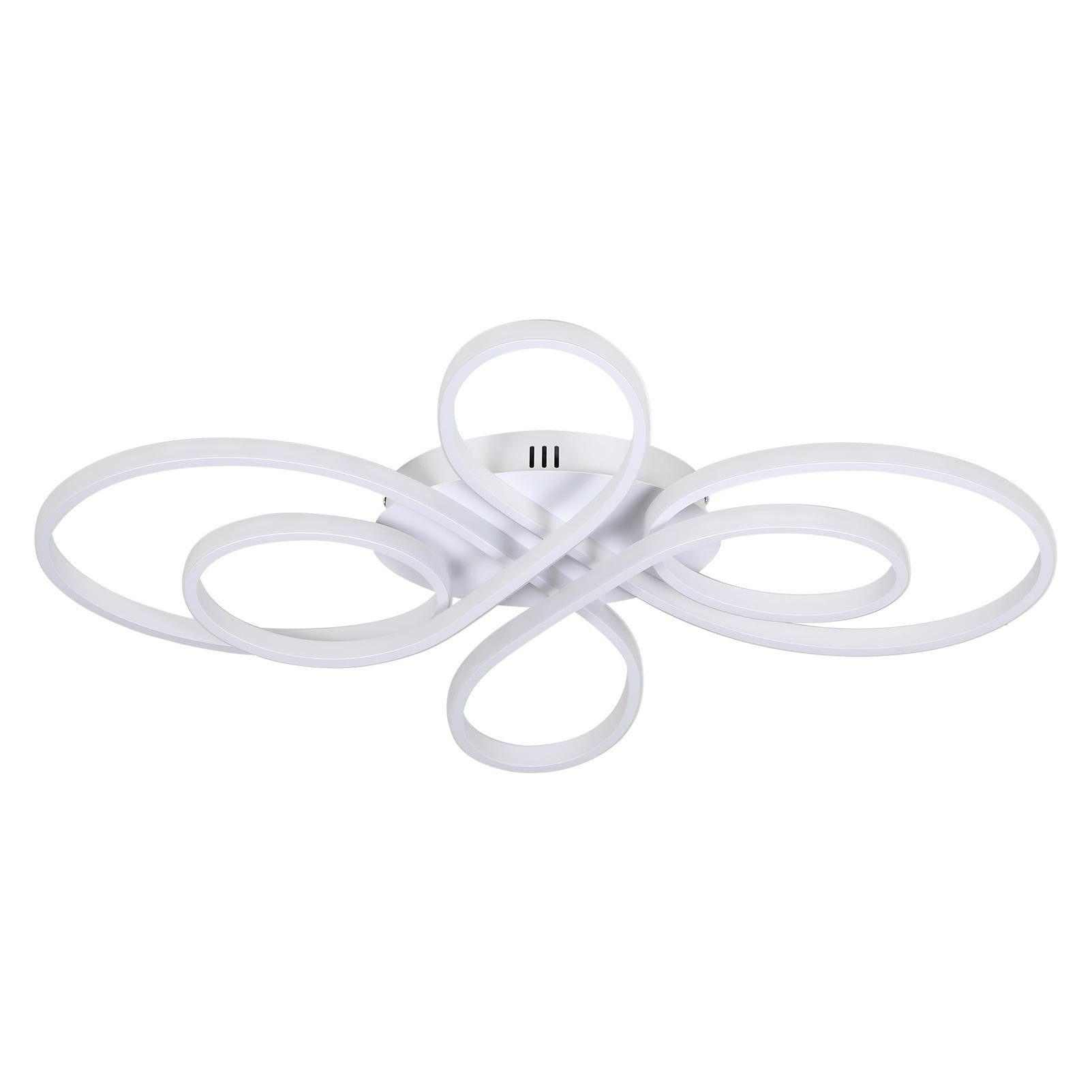 LED-DECKENLEUCHTE Aphrodite 100/58/9cm - Weiß, Metall (100/58/9cm) - ZMH