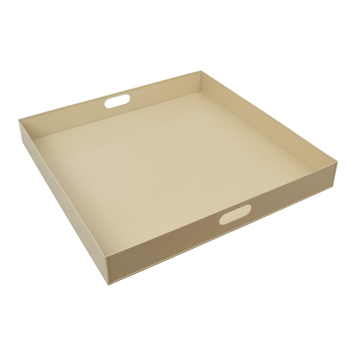 TABLETT Square Beige - Beige, Metall (60/7/60cm) - LOFT42