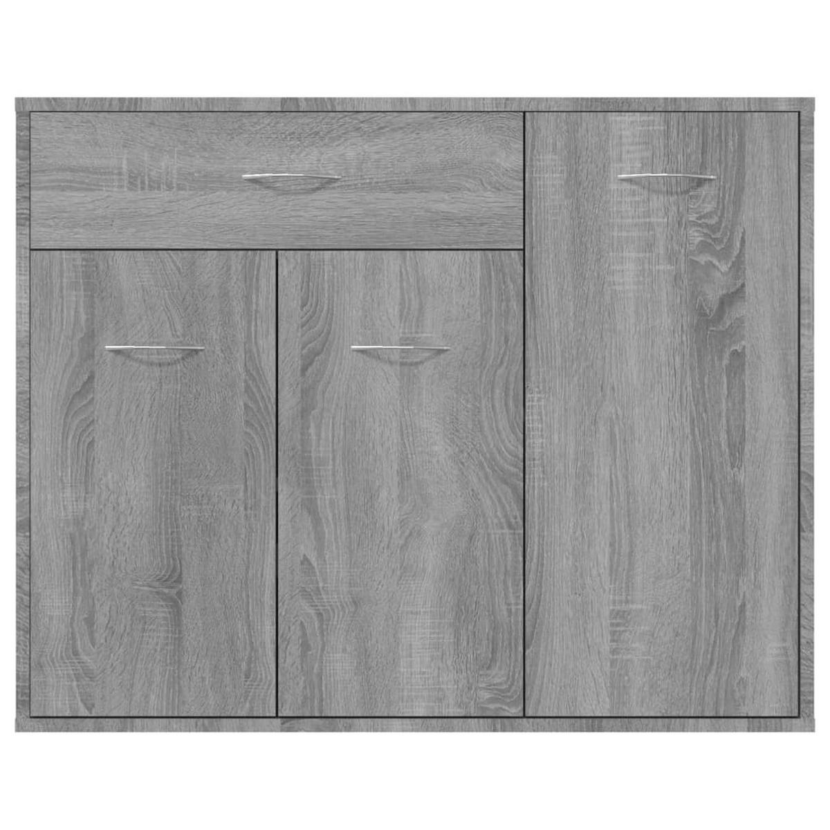 SIDEBOARDS Grau Sonoma 88x30x70 cm Holzwerkstoff - Grau, Holz (88/30/70cm) - ZMH